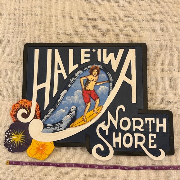 Other - Haleiwa North Shore Wooden Sign